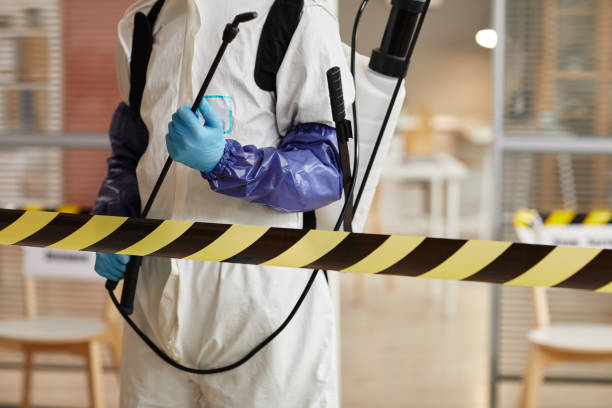 Professional Blood Cleanup technician working in Dale, TX